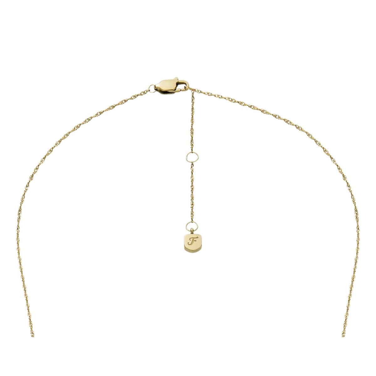 Fossil Merrit Northlight Mother of Pearl Steel Ladies Necklace JF04864710