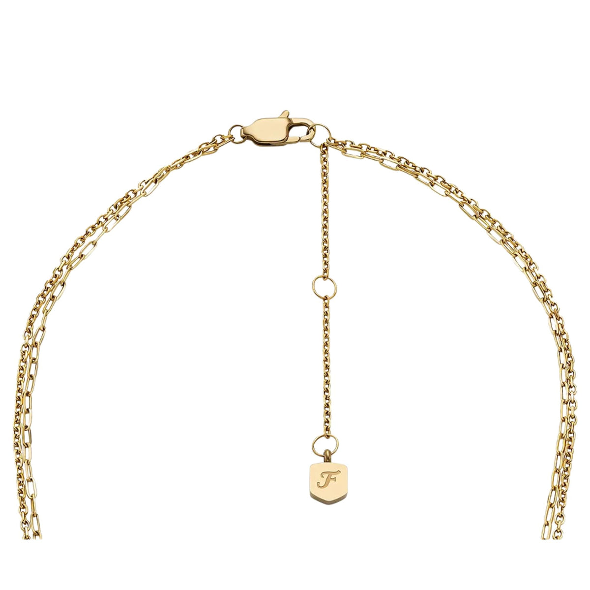 Fossil Ellis Shaky Gold Steel Ladies Necklace JF04894710