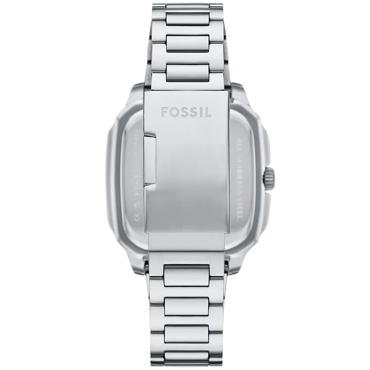 Fossil Crosby 42mm Grey Dial Steel Mens Quartz Watch FS6122