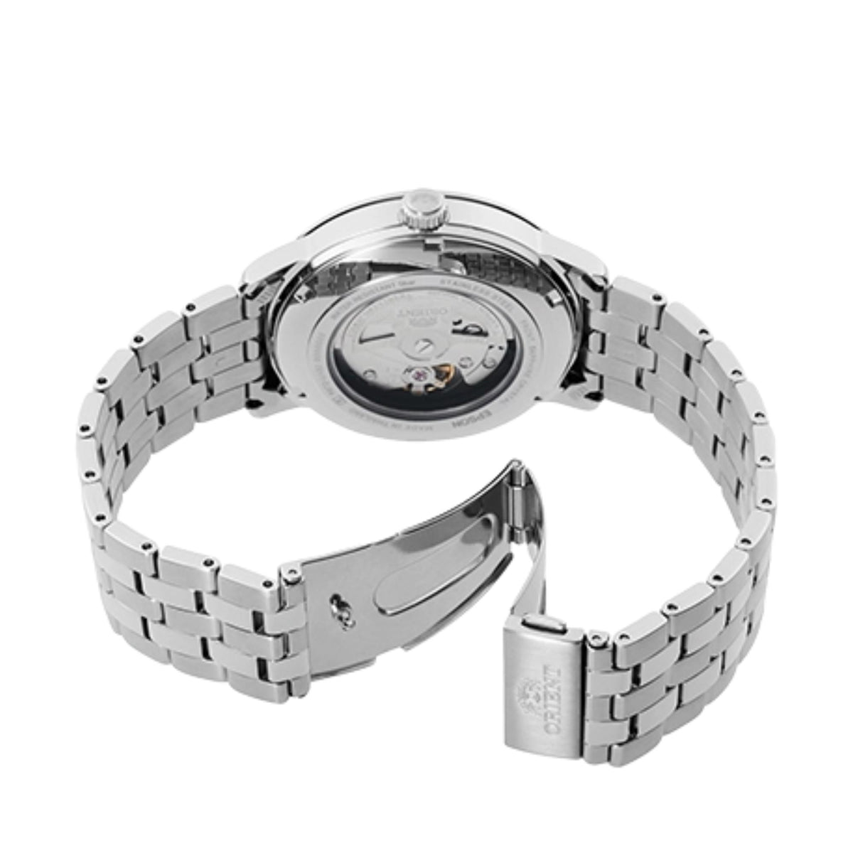 Orient Symphony 41mm Blue Dial Steel Mens Automatic Watch RA-AC0F09L30B