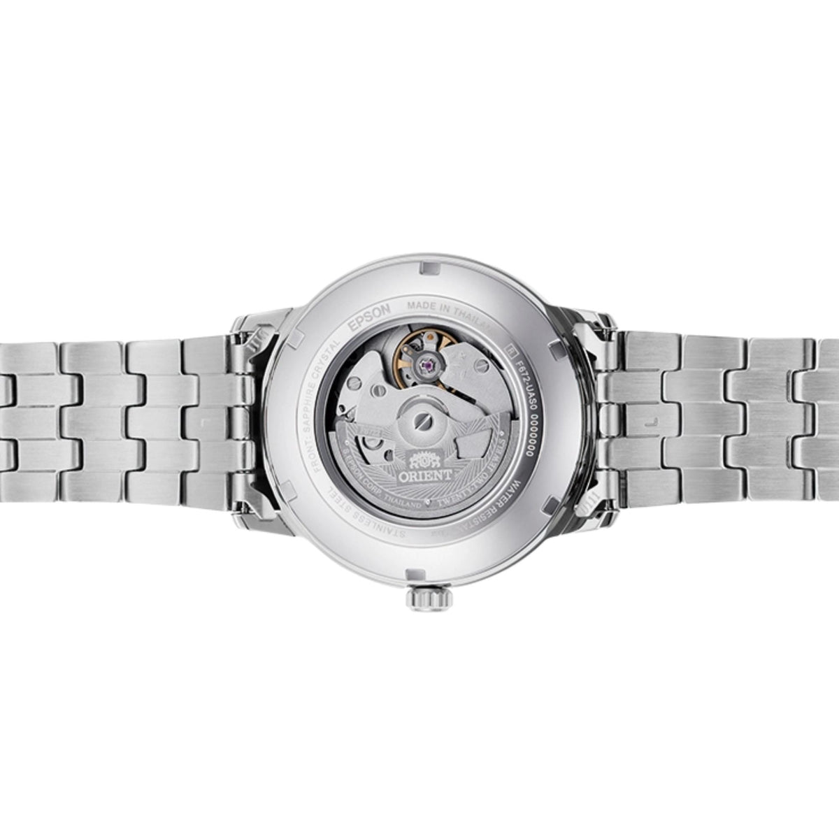 Orient Symphony 41mm White Dial Steel Mens Automatic Watch RA-AC0F10S30B