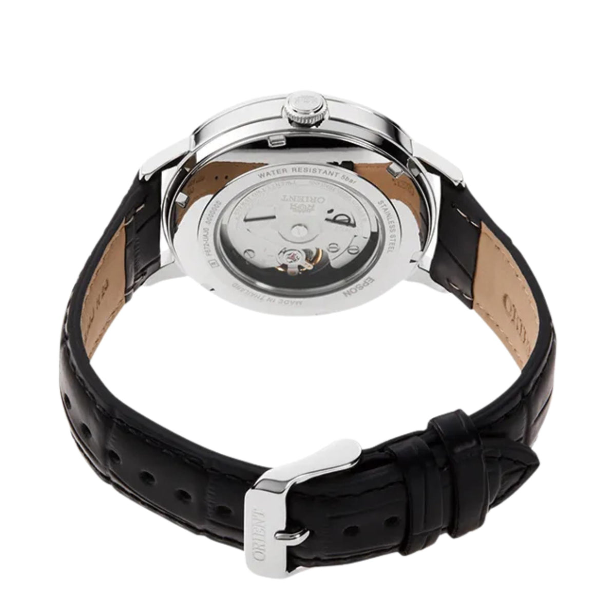 Orient Symphony 42mm Blue Dial Leather Mens Automatic Watch RA-AC0J05L30B