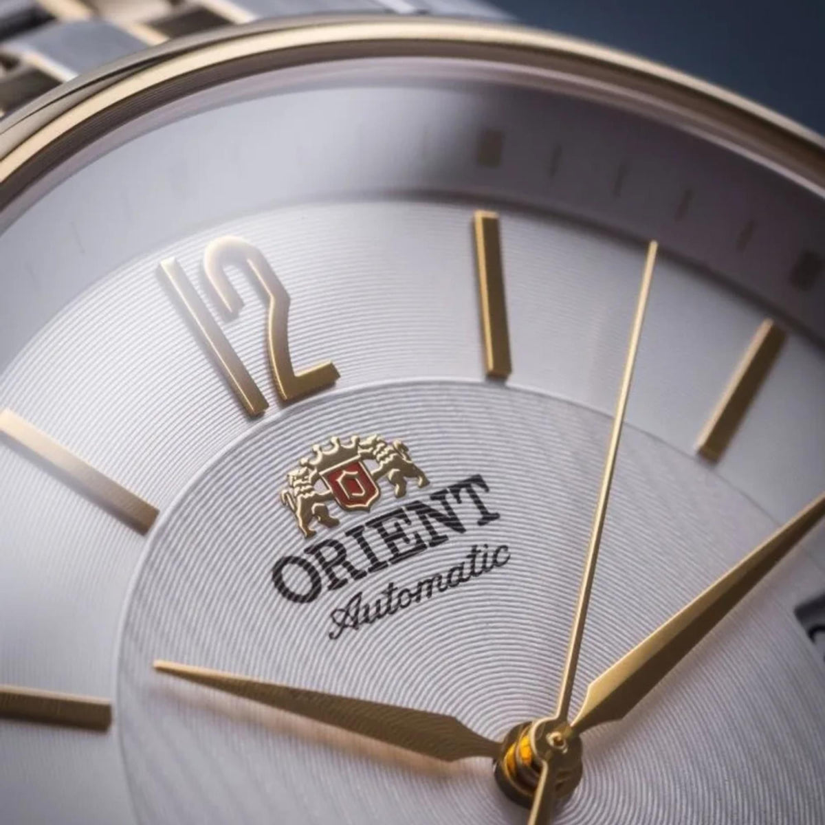 Orient Symphony 42mm White Dial Steel Mens Automatic Watch RA-AC0J07S30B