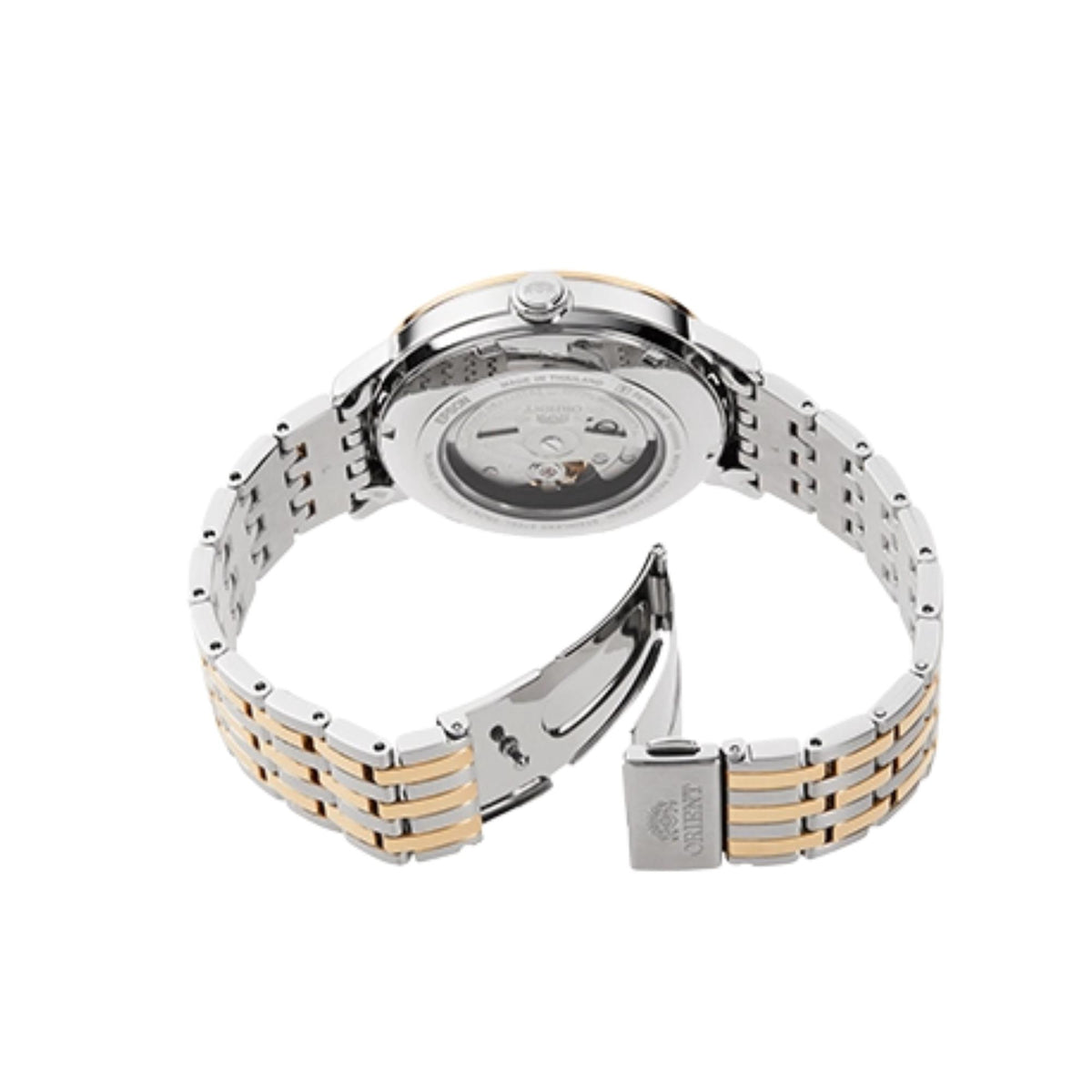 Orient Symphony 42mm White Dial Steel Mens Automatic Watch RA-AC0J07S30B