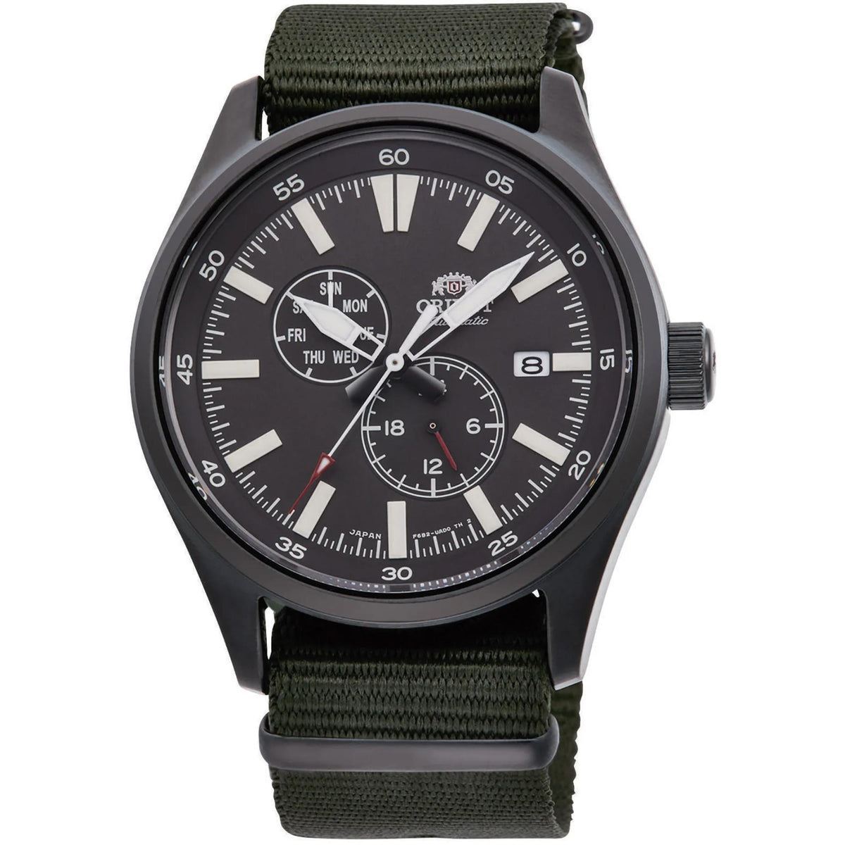 Orient Defender 42mm Grey Dial Nylon Mens Automatic Watch RA-AK0403N30B