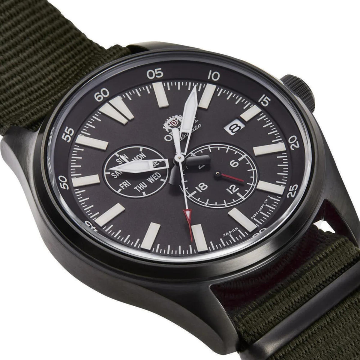 Orient Defender 42mm Grey Dial Nylon Mens Automatic Watch RA-AK0403N30B