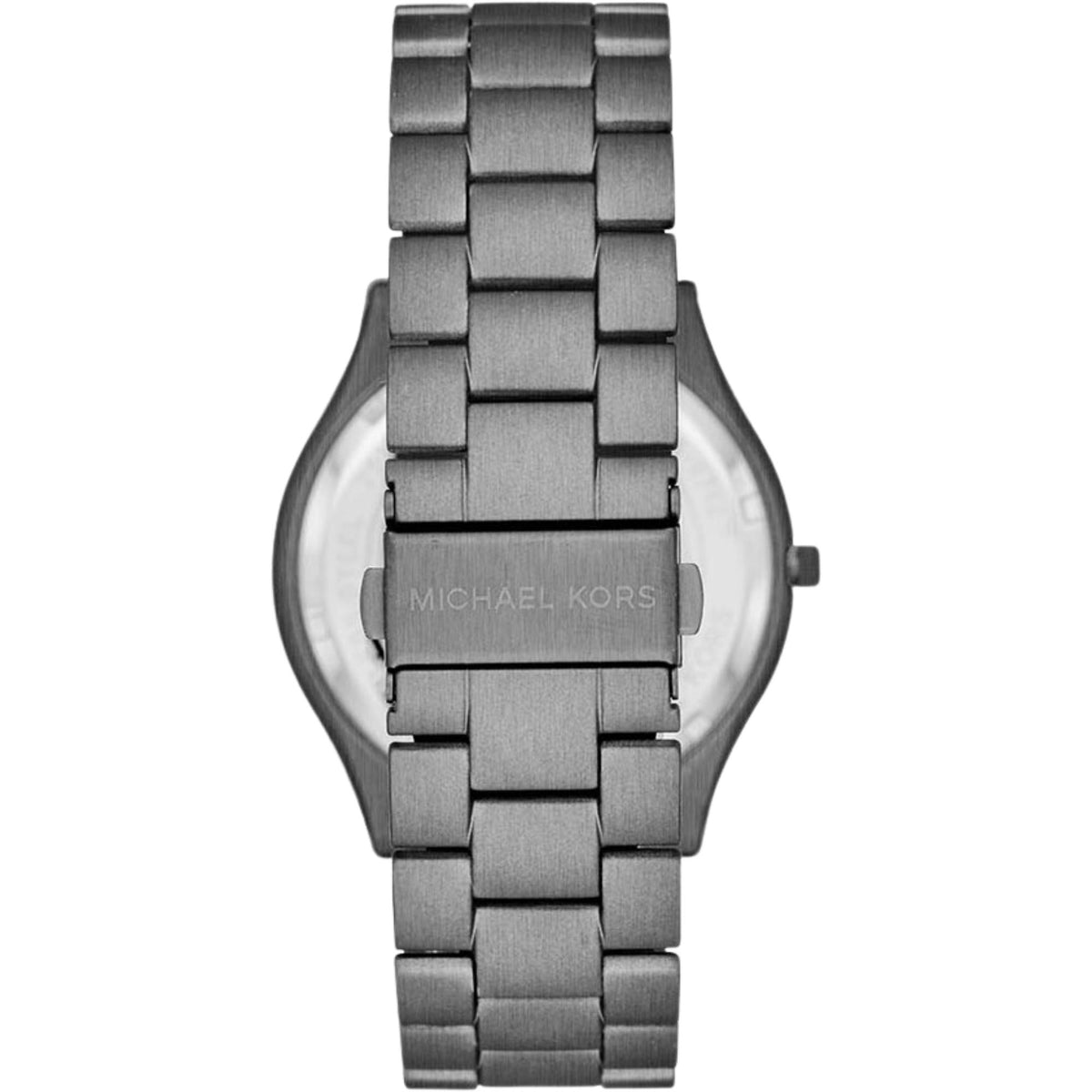 Michael Kors Sim Runway 44mm Black Dial Steel Mens Quartz Watch MK1044