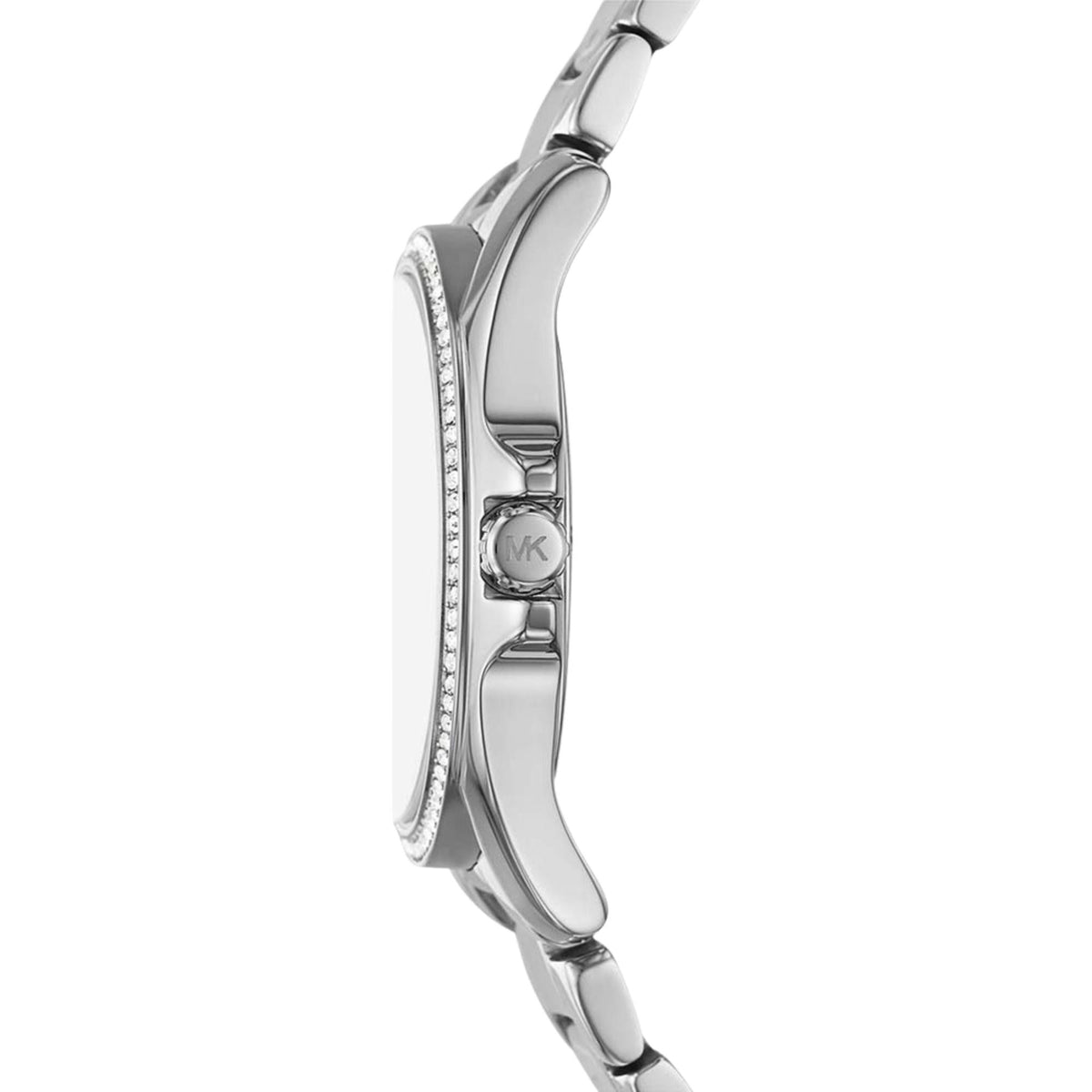 Michael Kors Kaycie Pavé 39mm Rose Gold Dial Steel Ladies Quartz Watch MK4854