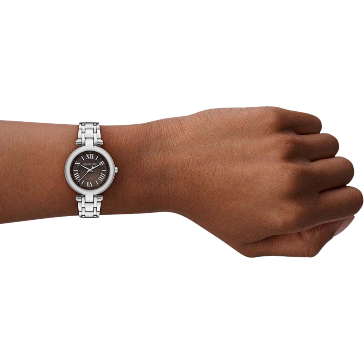 Michael Kors Laney 30mm Mother of Pearl Dial Steel Ladies Quartz Watch MK4894