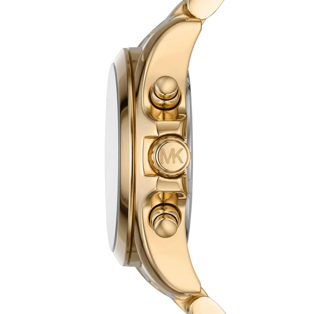 Michael Kors Bradshaw 36mm Chronograph Green Dial Yellow Gold-Tone Steel Ladies Quartz Watch MK7257
