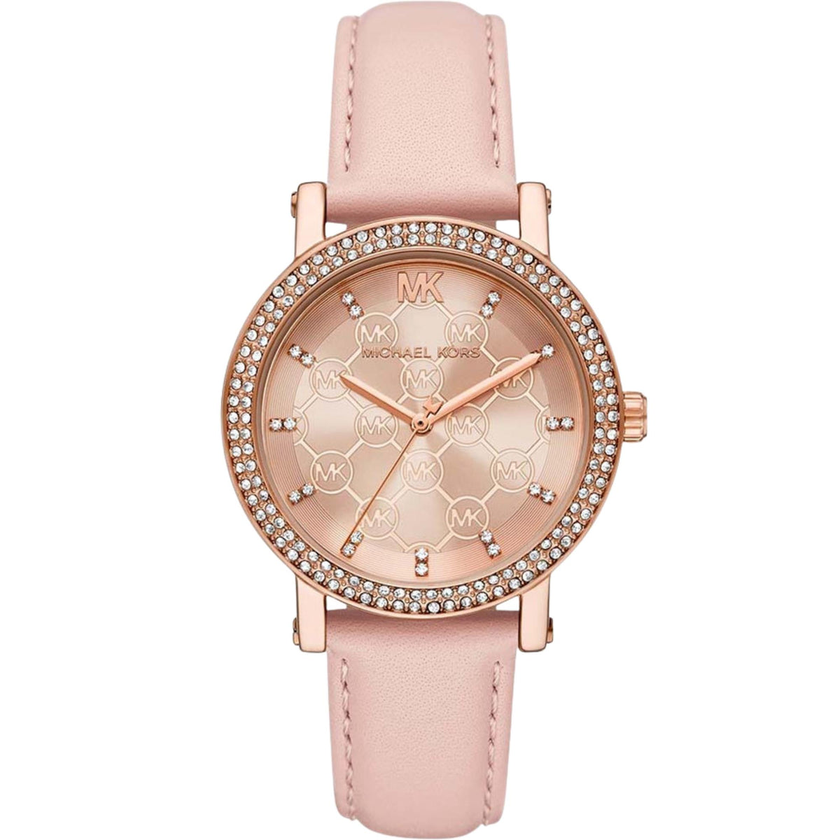 Michael Kors Corey 38mm Rose Gold Dial Rose Gold-Tone Steel Ladies Quartz Watch MK7552