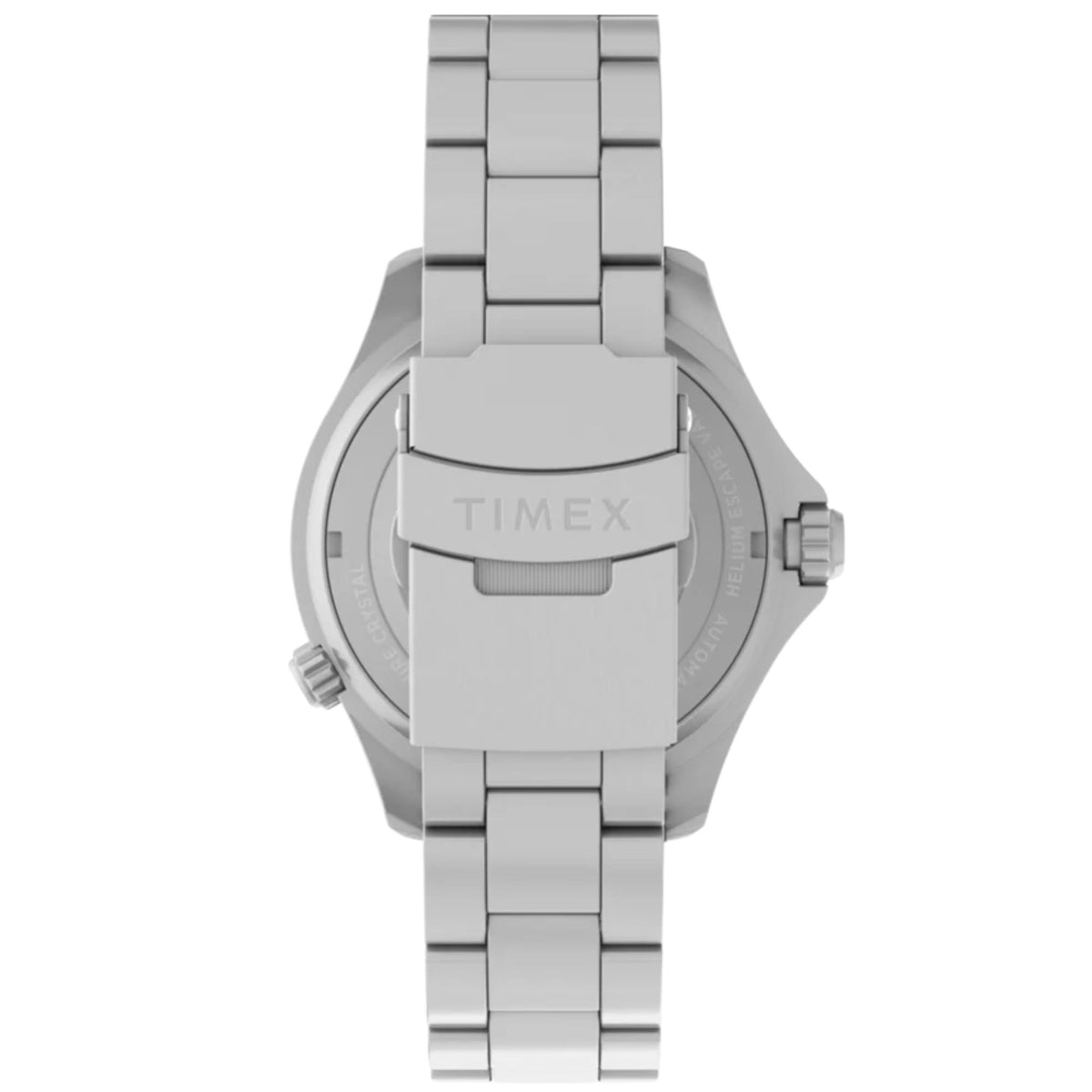 Timex Deepwater Meridian 44mm White Dial Steel Mens Automatic Watch TW3A01600