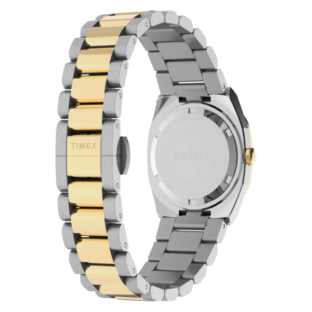 Timex E Line 30mm Champagne Dial Two-Tone Steel Ladies Quartz Watch TW6A00800