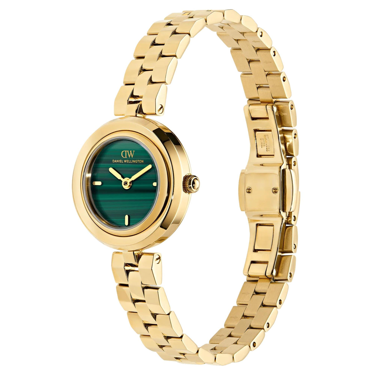 Daniel Wellington Aurea 25mm Green Dial Yellow Gold-Tone Steel Ladies Quartz Watch DW00101004