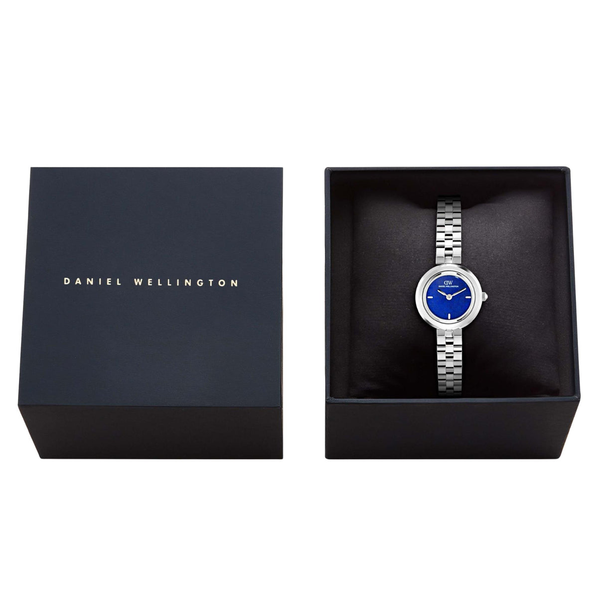 Daniel Wellington Aurea 25mm Blue Dial Steel Ladies Quartz Watch DW00101005