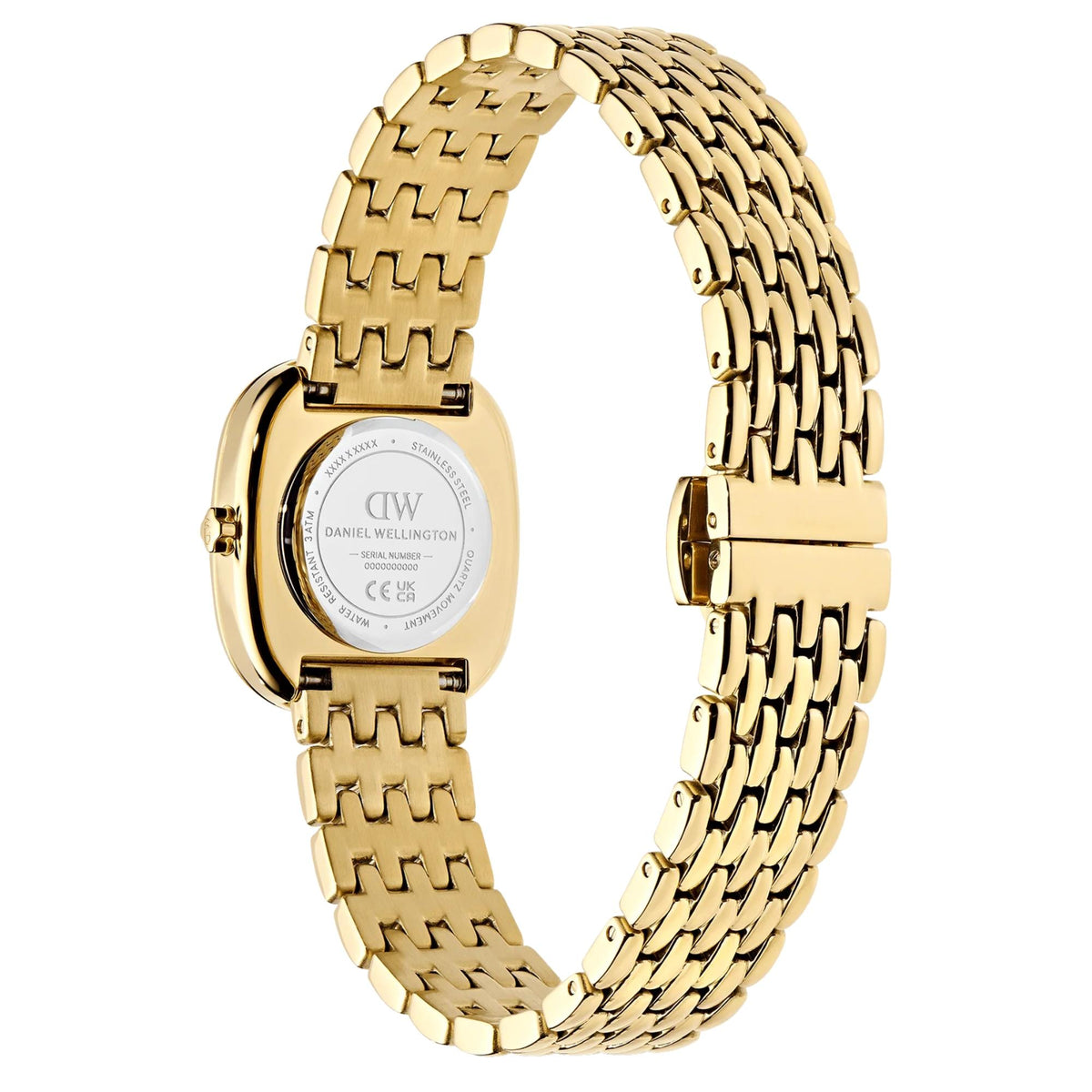 Daniel Wellington Corta 24mm White Dial Yellow Gold-Tone Steel Ladies Quartz Watch DW00100993