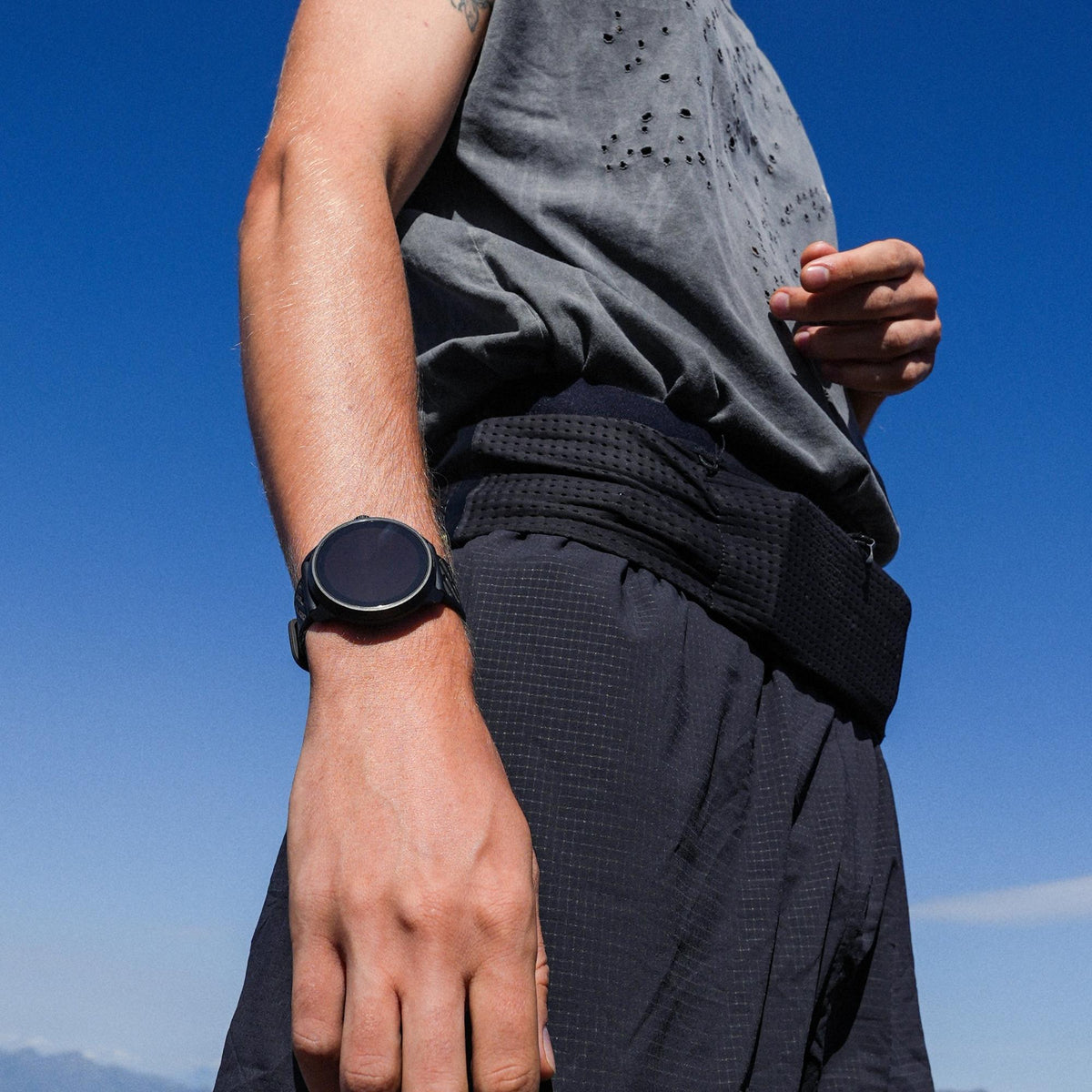 Suunto Race 3S 46mm 64GB AMOLED Digital Titanium Black Silicone Smart Fitness Watch SS051645000
