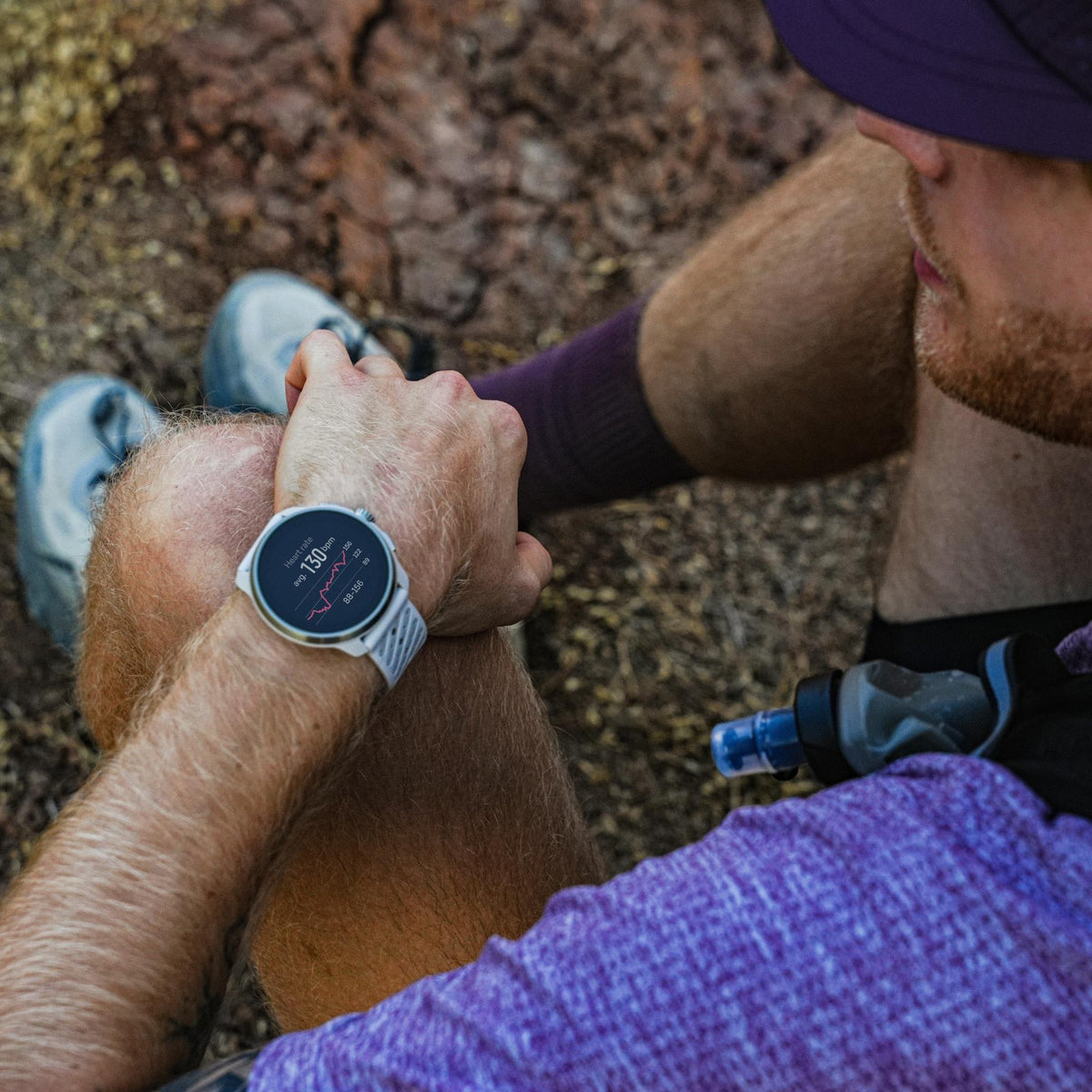 Suunto Race 3S 46mm 64GB AMOLED Digital Titanium Feather Silicone Smart Fitness Watch SS051646000