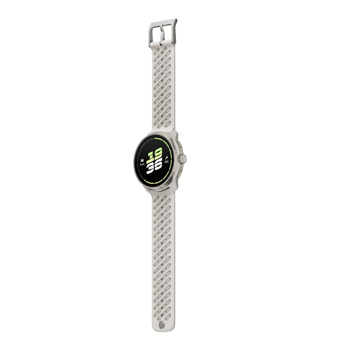 Suunto Race 3S 46mm 64GB AMOLED Digital Titanium Feather Silicone Smart Fitness Watch SS051646000