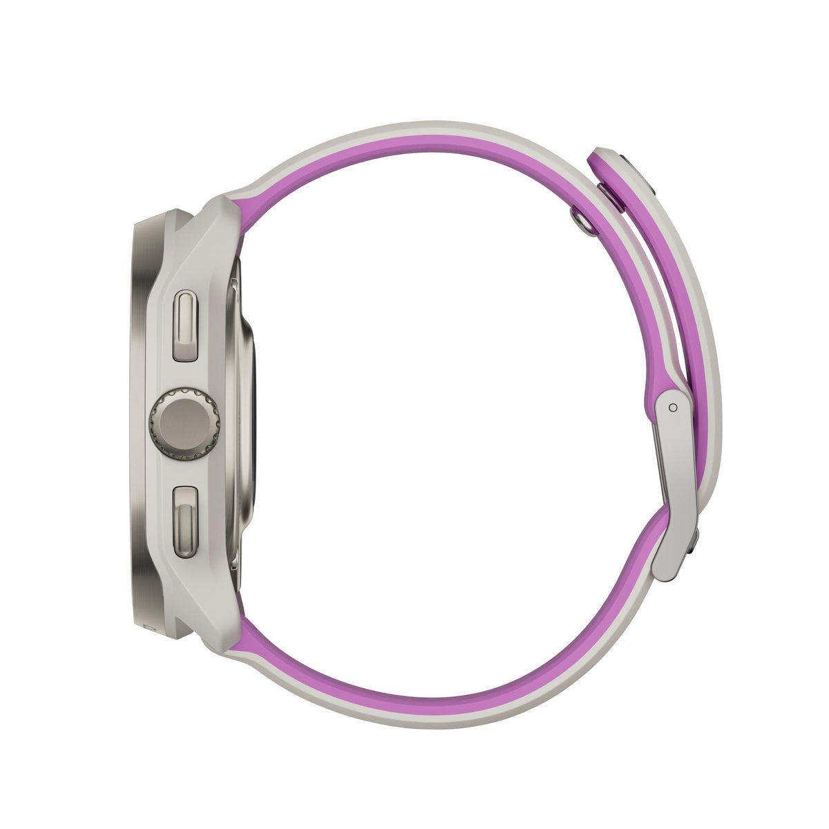 Suunto Race 3S 46mm 64GB AMOLED Digital Titanium Orchid Silicone Smart Fitness Watch SS051646000