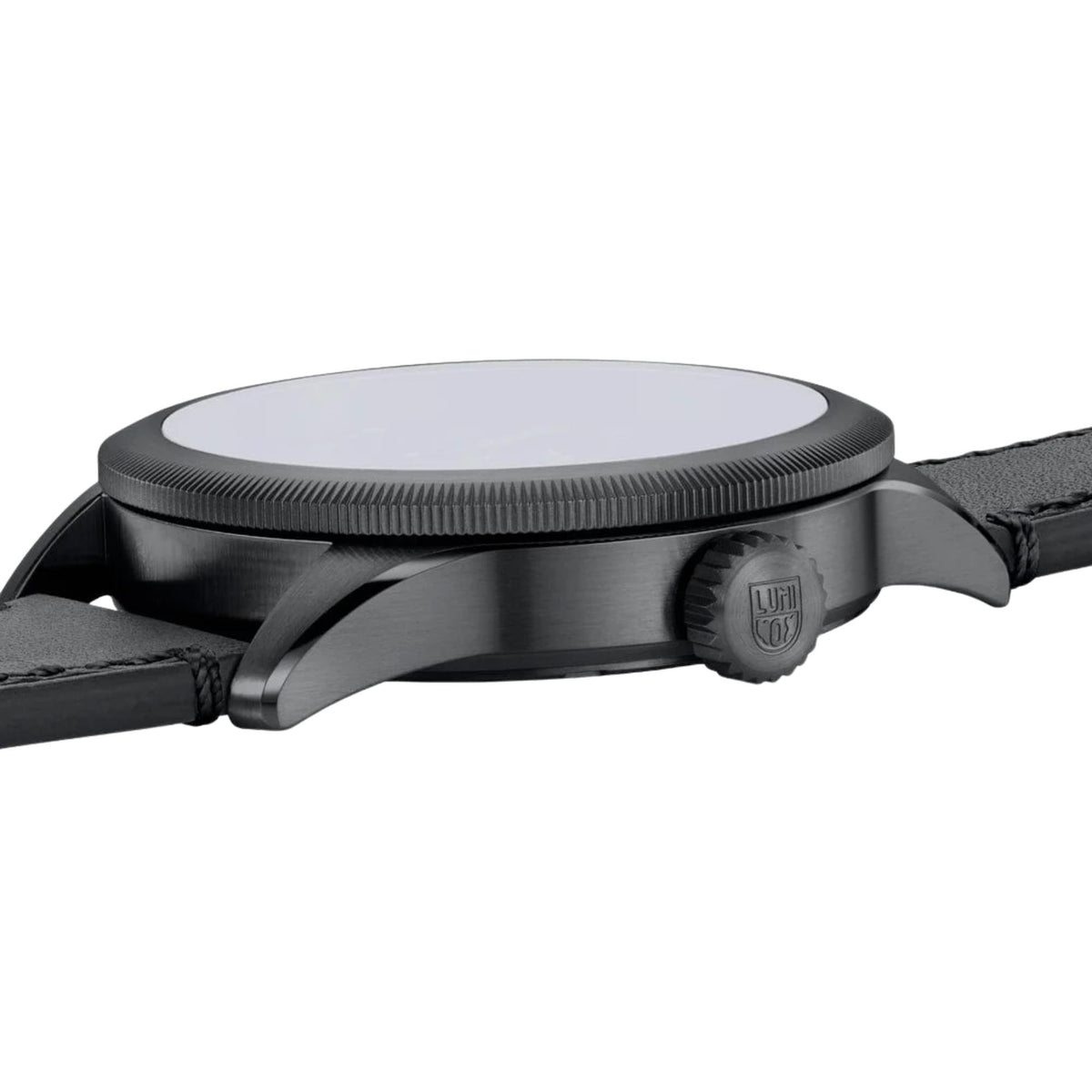 Luminox P-38 Lightning 'Air Pilot' 42mm GMT Black Dial Leather Mens Quartz Watch XA.9531