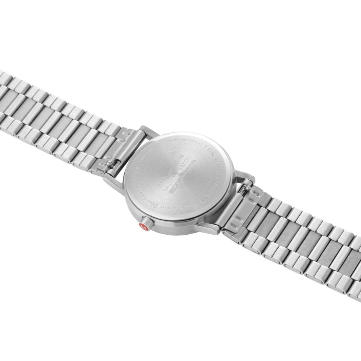 Mondaine Classic Quartz Black Dial Steel Strap Unisex Watch A660.30314.16SBW