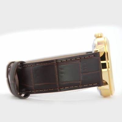 360-degree rotating view of an Orient Symphony 42mm automatic watch resting on a table