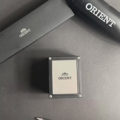 Orient Mako green dial 40mm rubber strap automatic watch - Unboxing and close-up