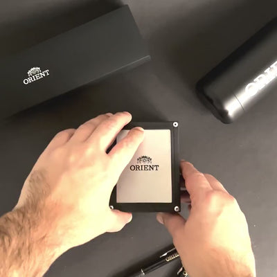 Unboxing an Orient Bambino automatic watch and showcasing its design