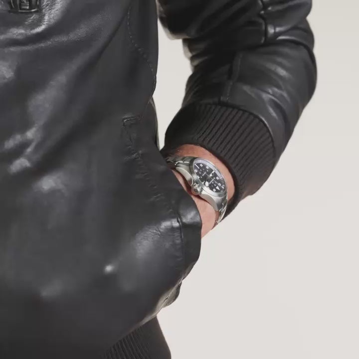 Hamilton Khaki Aviation Pilot H76215140 36mm automatic watch on wrist