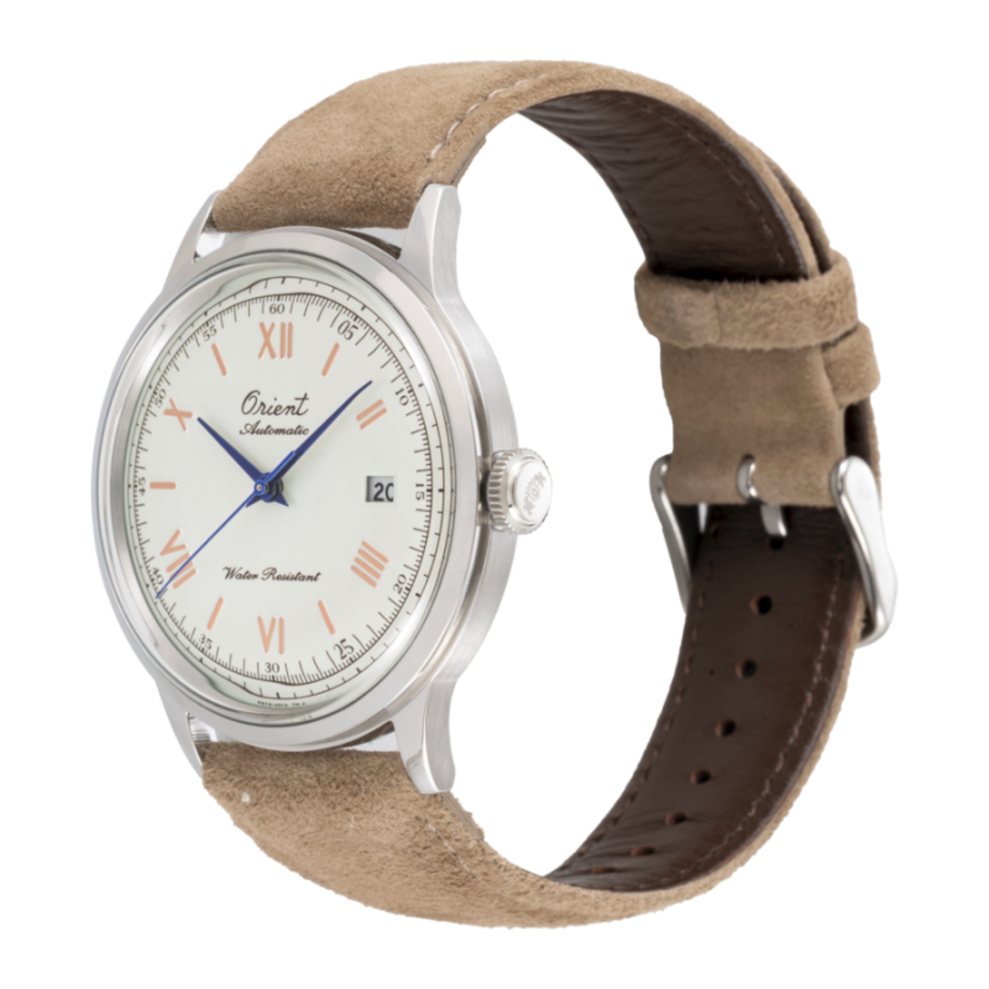 Orient Bambino Classic Silver Dial Men's Watch RA-AC0027S30B
