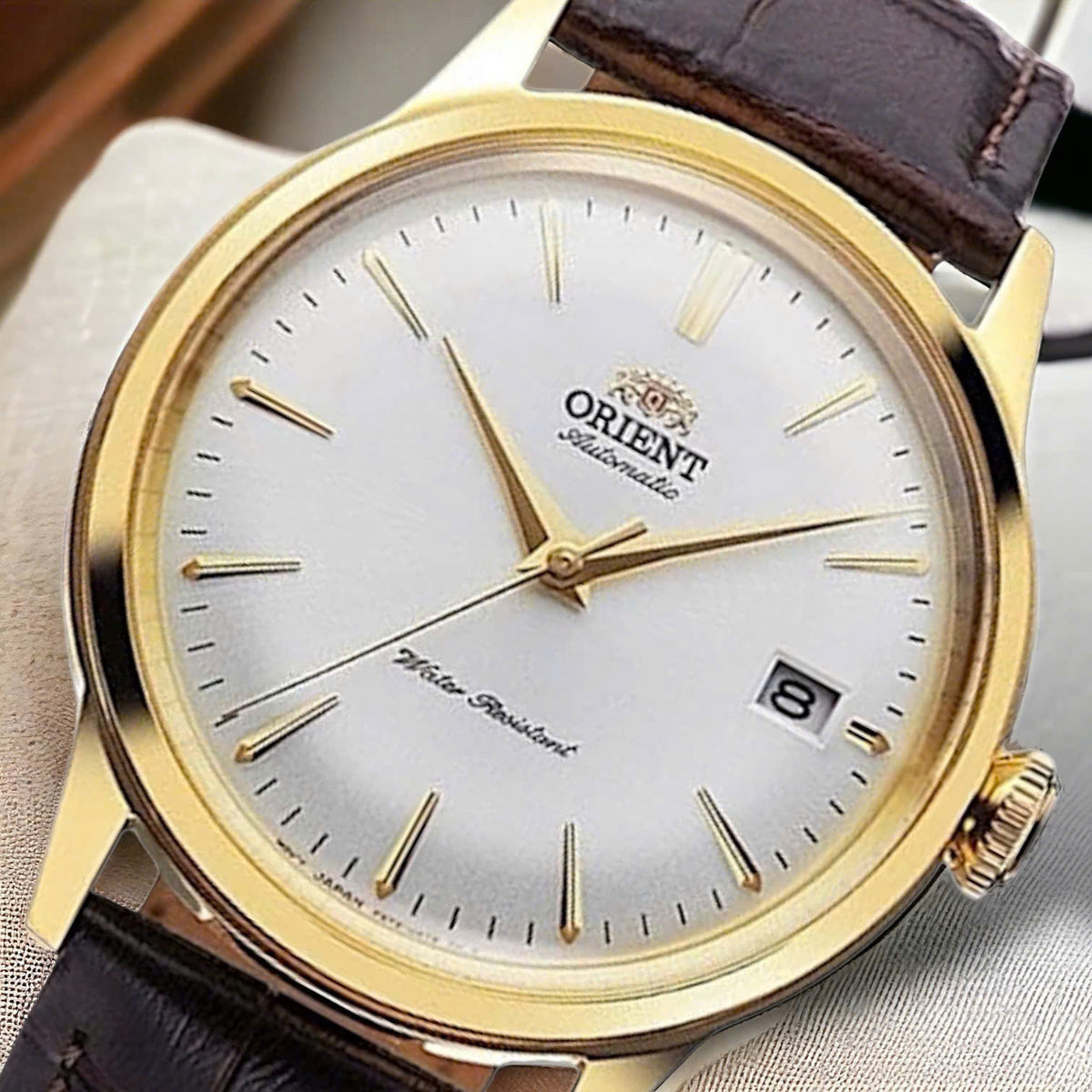 Orient Bambino Version 7 White Dial Men’s Dress Watch RA-AC0M01S30B