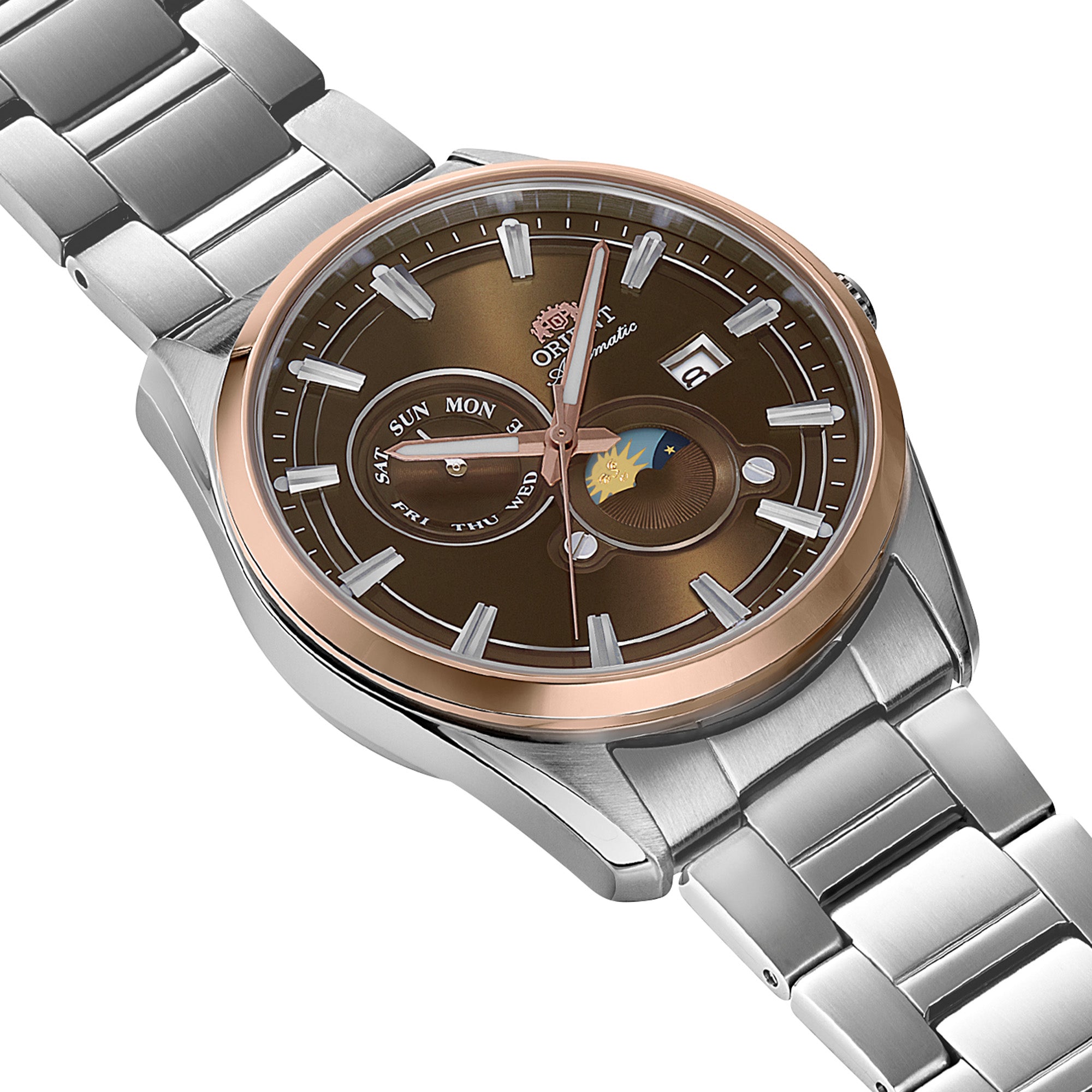 Orient Stretto RA-AK0313Y30B stainless steel bracelet