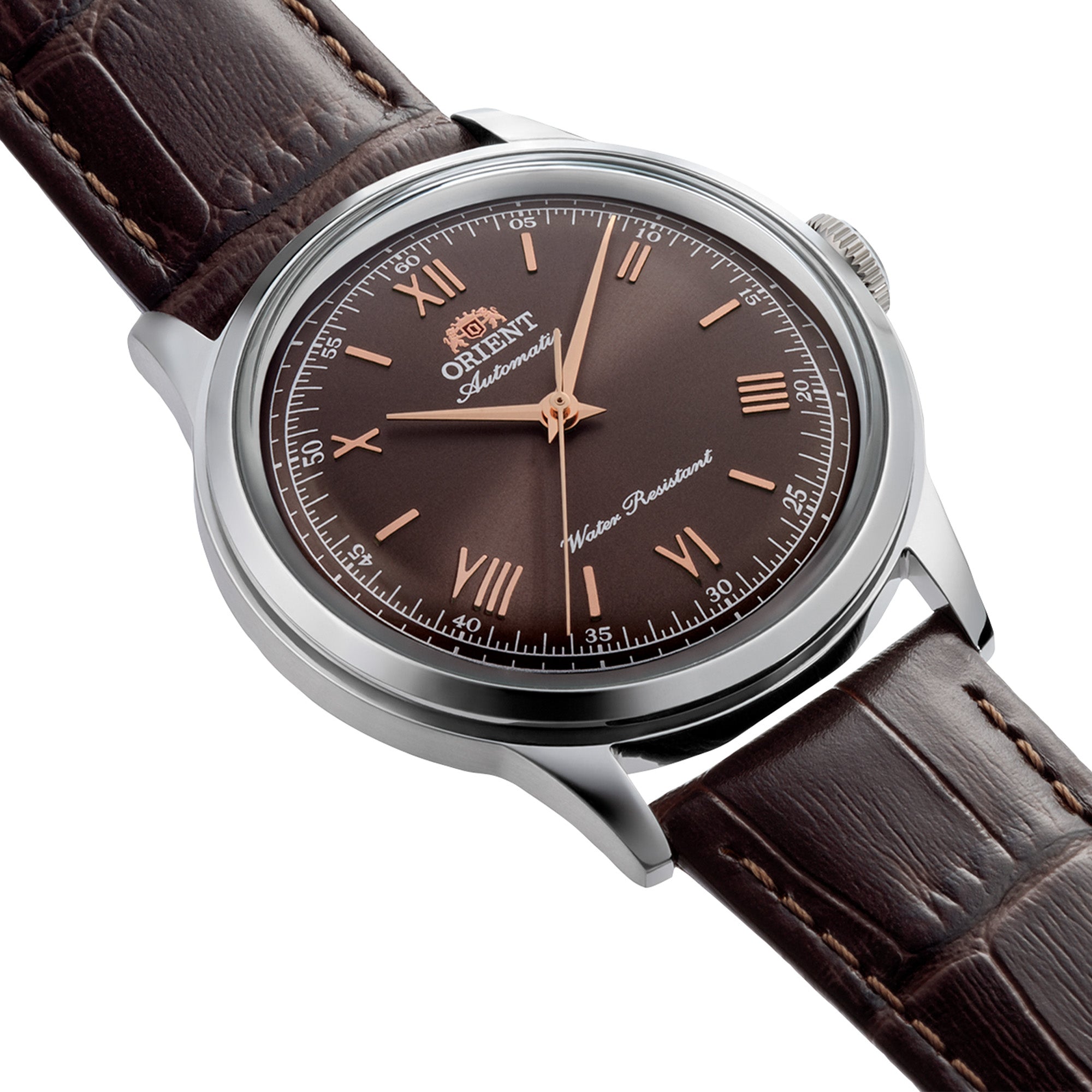 Orient Bambino RA-BB0004Y30B leather strap detail
