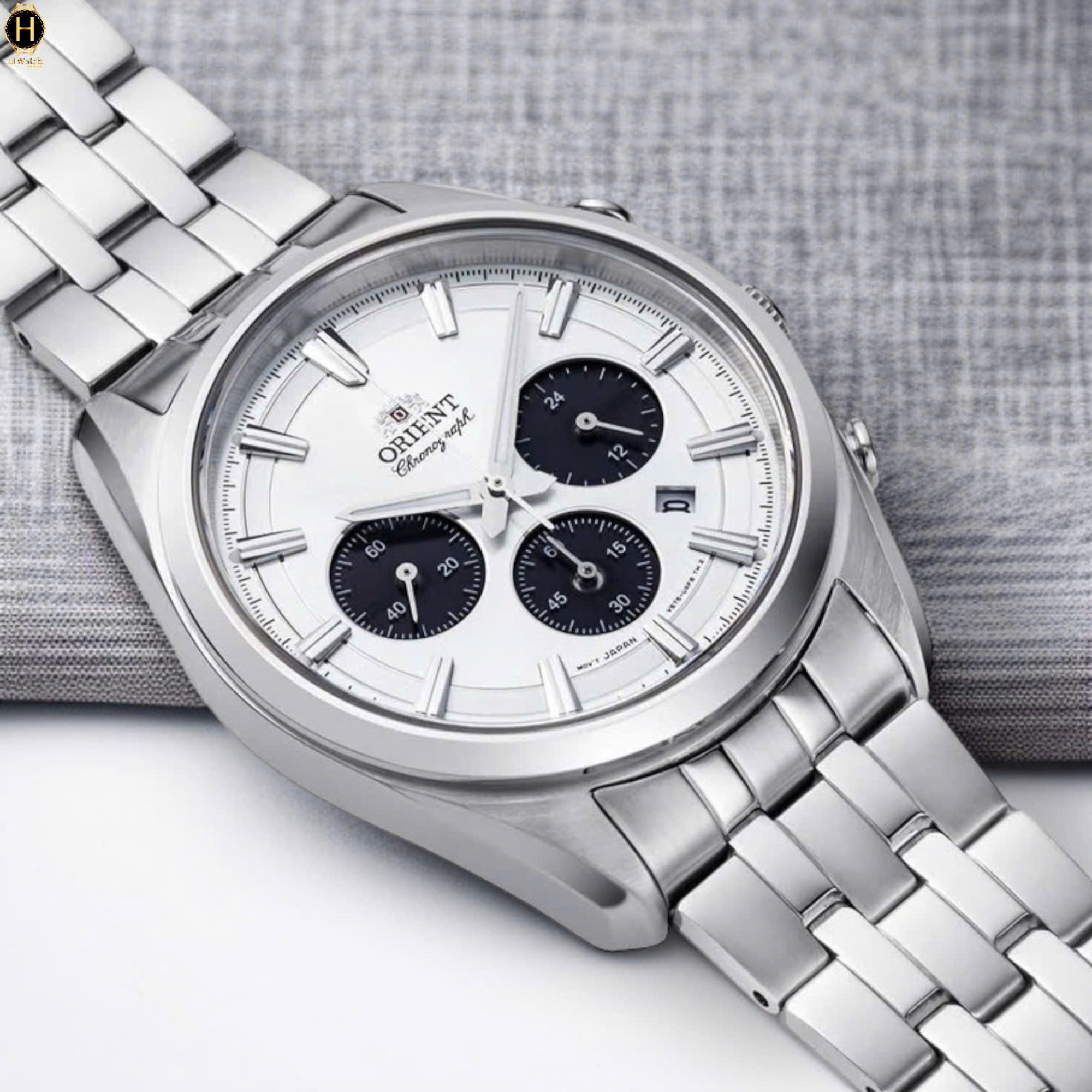 Orient Contemporary Stretto Solar Chronograph Mens Watch RA-TX0305S10B