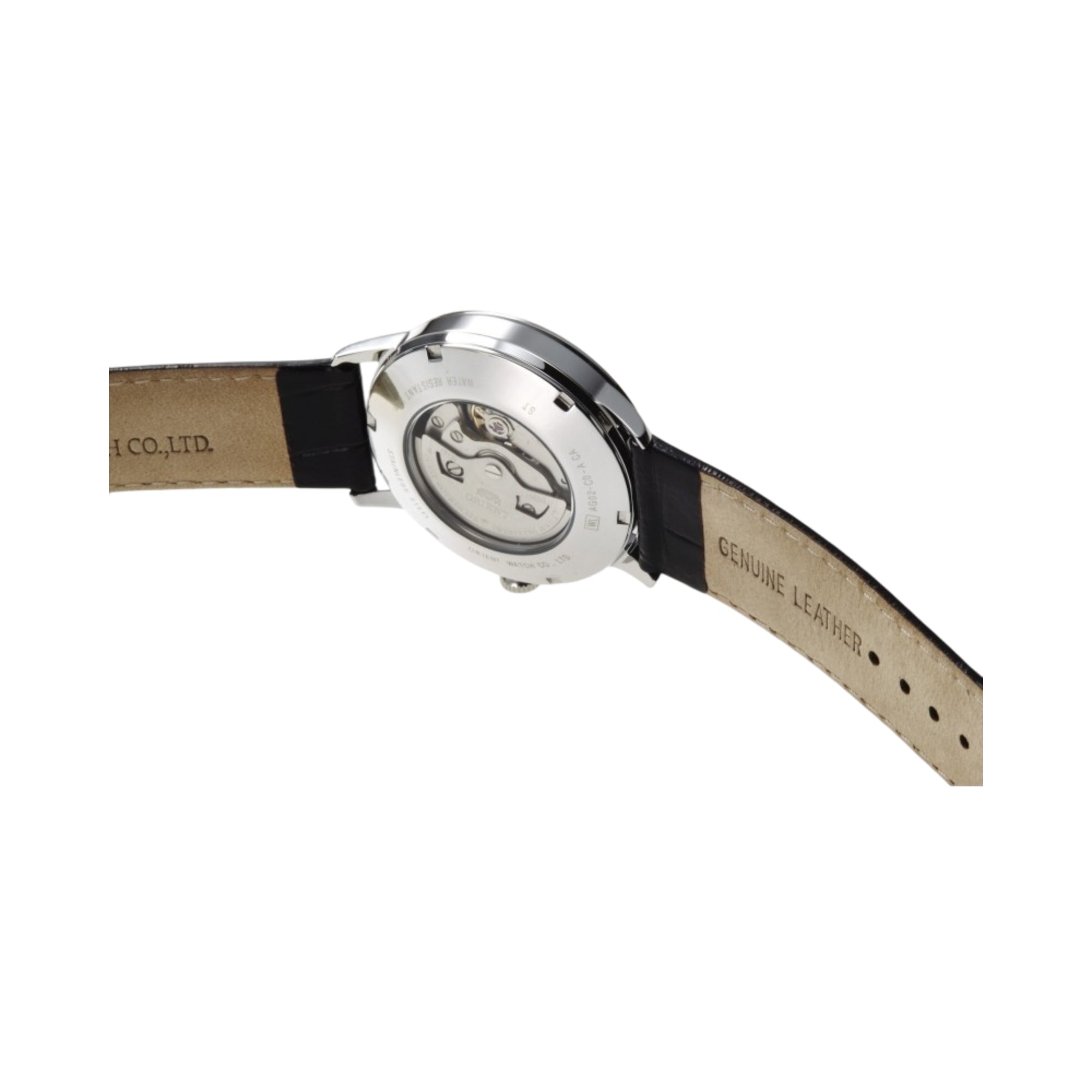 Orient Contemporary 41mm Open Heart White Dial Leather Mens Automatic Watch TAG02005W0